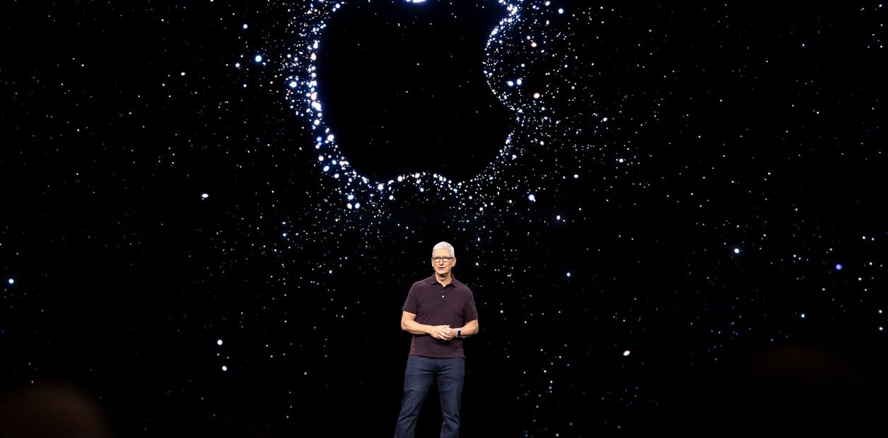 El CEO de Apple, Tim Cook, durante un evento especial de la compañía. (Foto: AFP)