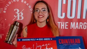 La correntina Florencia Ocampo, ganadora en Argentina del Cointreau Margarita Challenge