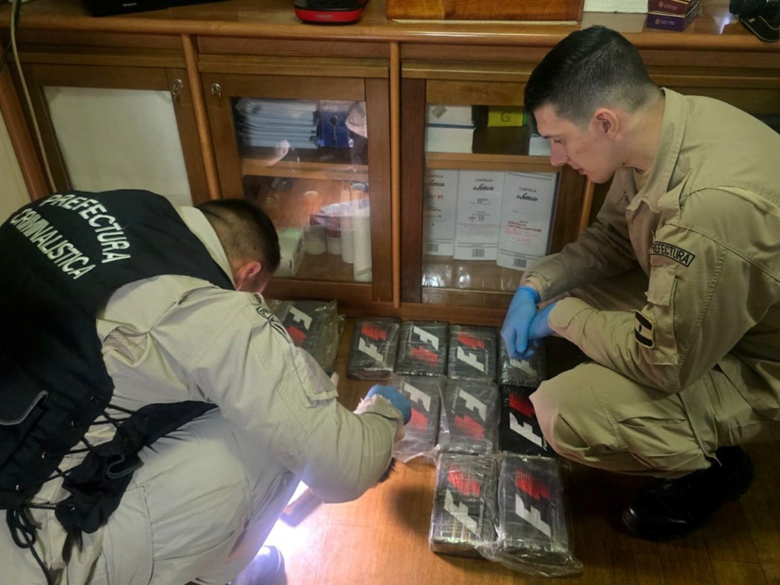 Cocaína Fórmula 1: incautaron 16 kilos de droga en un barco italiano que arribó a Zárate