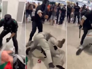 Tensión en España: cuatro detenidos en Bilbao por enfrentamientos con la policía tras el regreso de activistas de Gaza