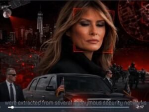 Difunden en Irán un video con consejos para atacar a Melania Trump y dejan una amenaza para su hijo Barron