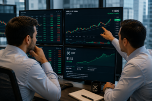 XRP supera los $1,10 mientras operadores vuelven a apuestas apalancadas