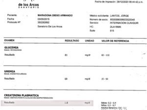 El dato clave que reveló que cambiaron la ficha médica de Maradona por la de su padre y desató un escándalo