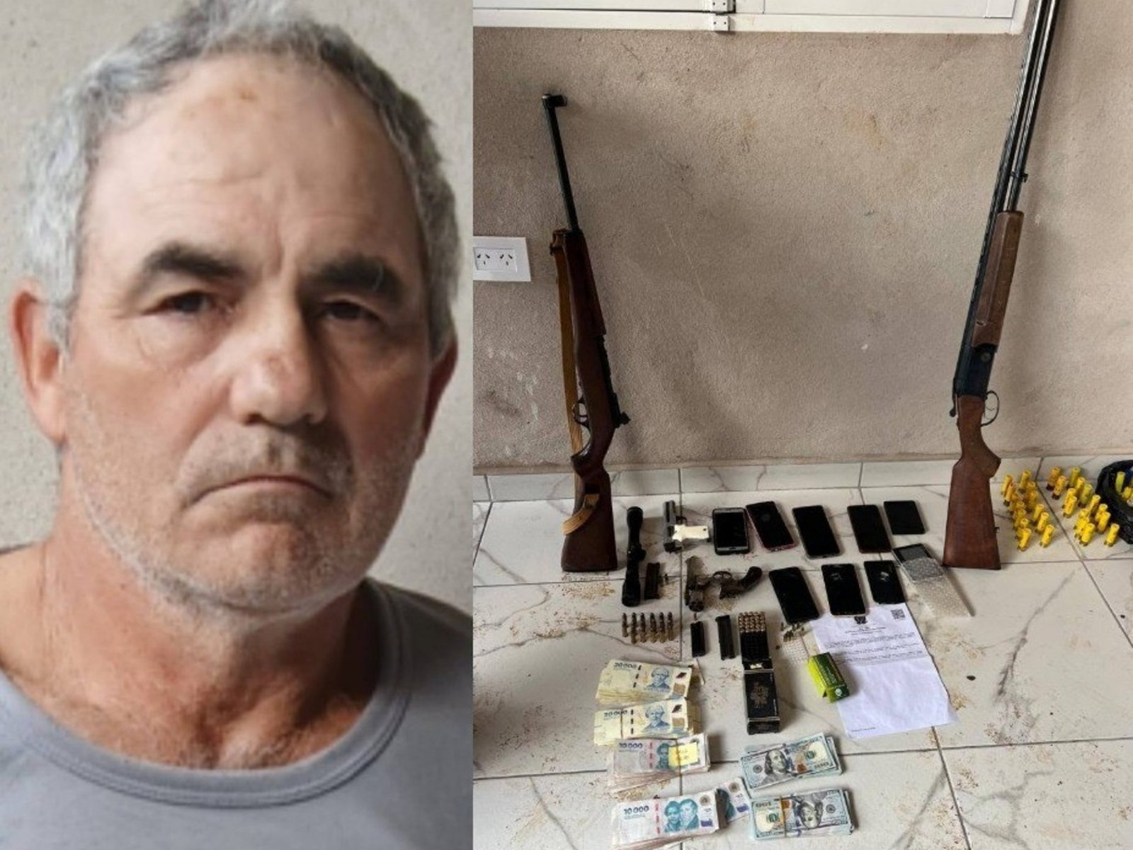 En una estancia de Corrientes, con una mujer, un arsenal y un dron: así cayó un violador brasileño prófugo