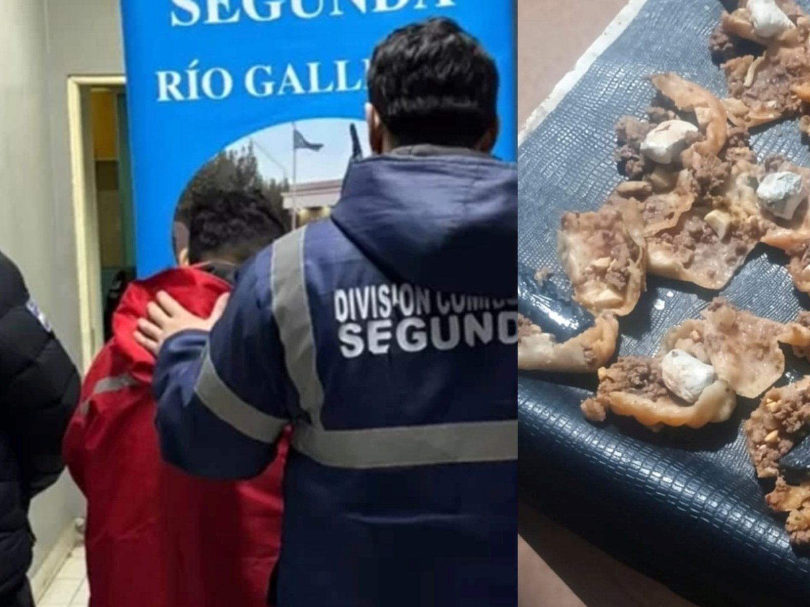 Once empanadas: fue con su hijo de 5 años a la cárcel e intentó pasar droga escondida en la comida