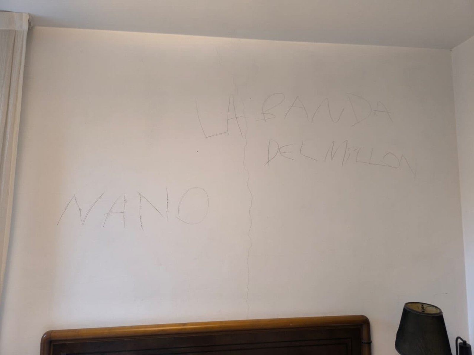 "La Banda del Millón. Nano": el mensaje en la pared tras el asalto y secuestro a un hermano de la ex jueza Julieta Makintach