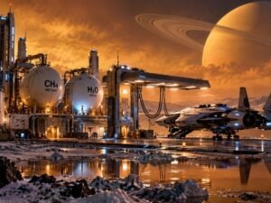 Estaciones de servicio espaciales: el próximo desafío para conquistar el sistema solar empezaría en una luna helada de Saturno